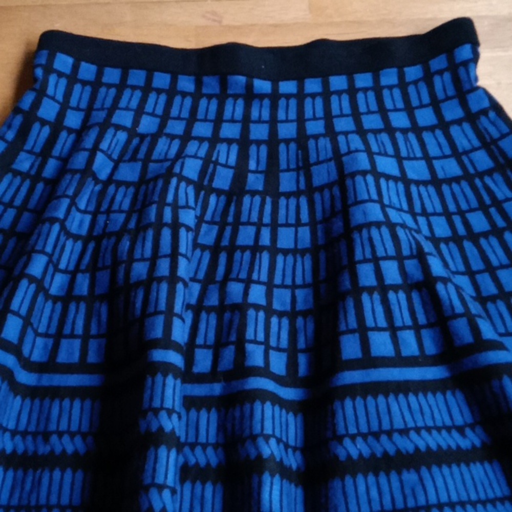 Gorgeous holiday skirt looking like stained glass windows